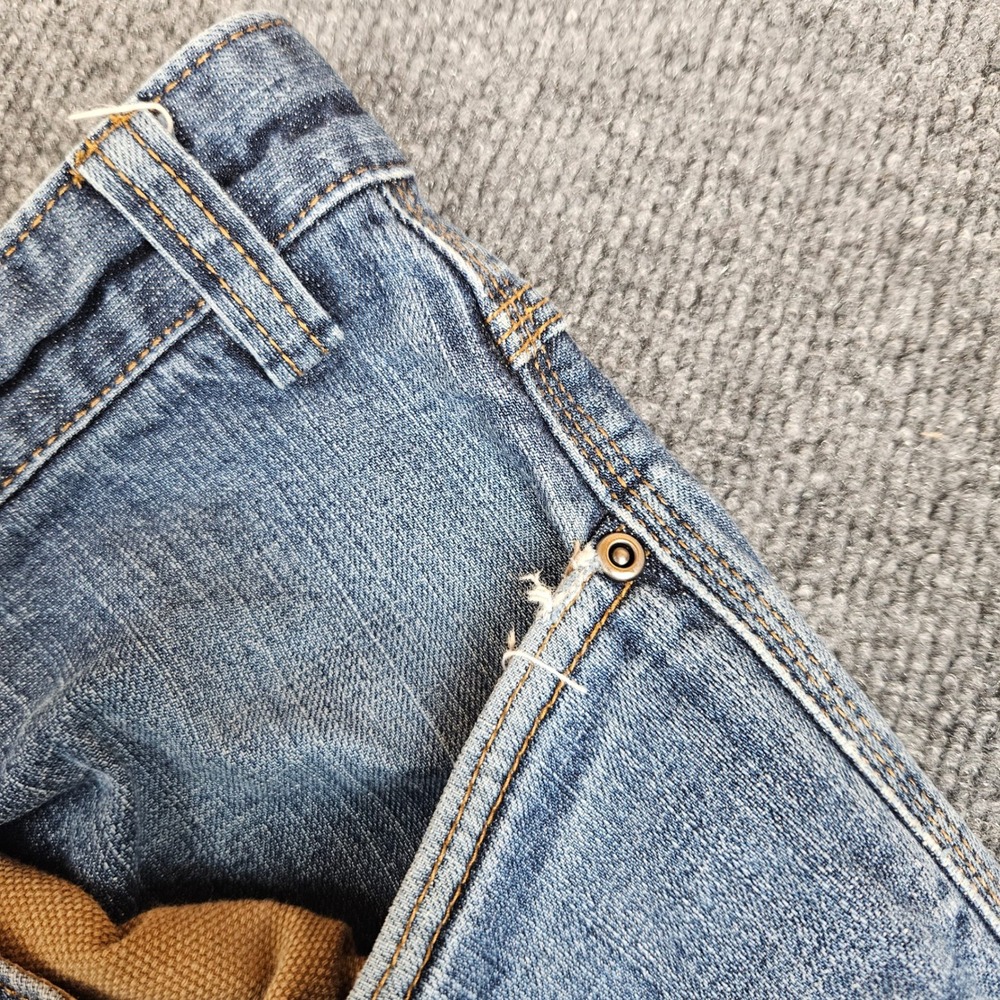 Duluth Trading Flex Ballroom Jeans Men's 48x32(30) Denim Straight Leg Dark Wash - Picture 9 of 12